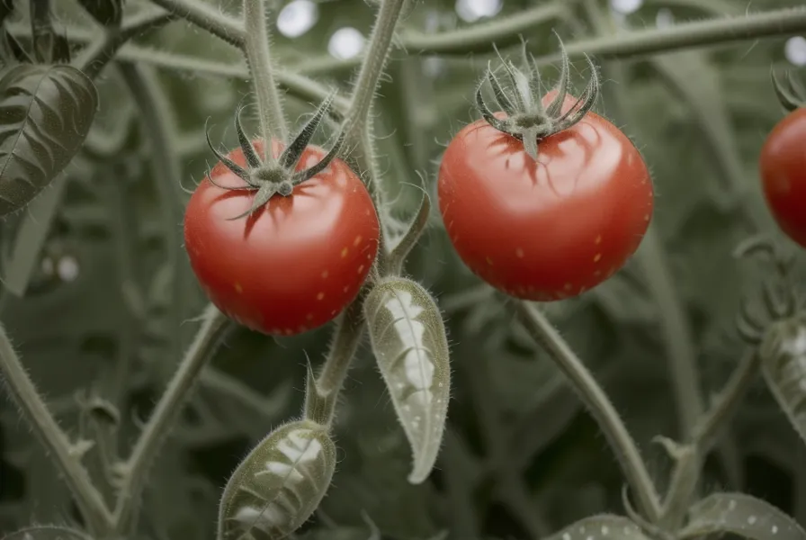 Tomate mûre couverte de rosée sous la lumière du soir, symbole du lâcher-prise sexuel appris au potager
