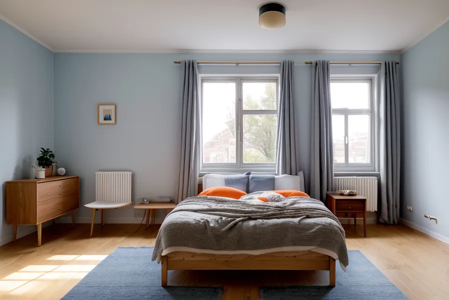 Lumière du matin sur un parquet en chêne dans un appartement de la vieille ville de Namur